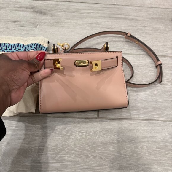 Tory Burch Lee Radziwell Mini Bag Blush - Picture 4 of 6